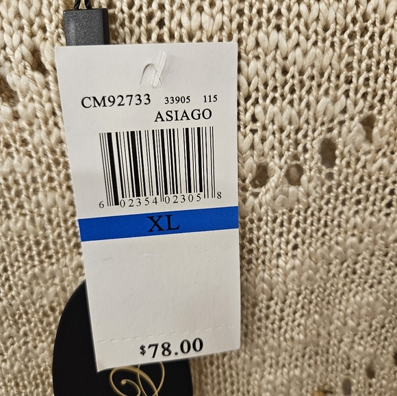 NWT - Cupio Shawl Wrap Cardigan - "Asiago" Color - Size XL - Picture 4 of 10